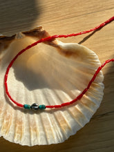 Load image into Gallery viewer, Vintage Coral + Turquoise necklace
