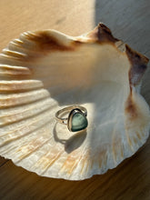 Load image into Gallery viewer, Vintage Seaglass ring
