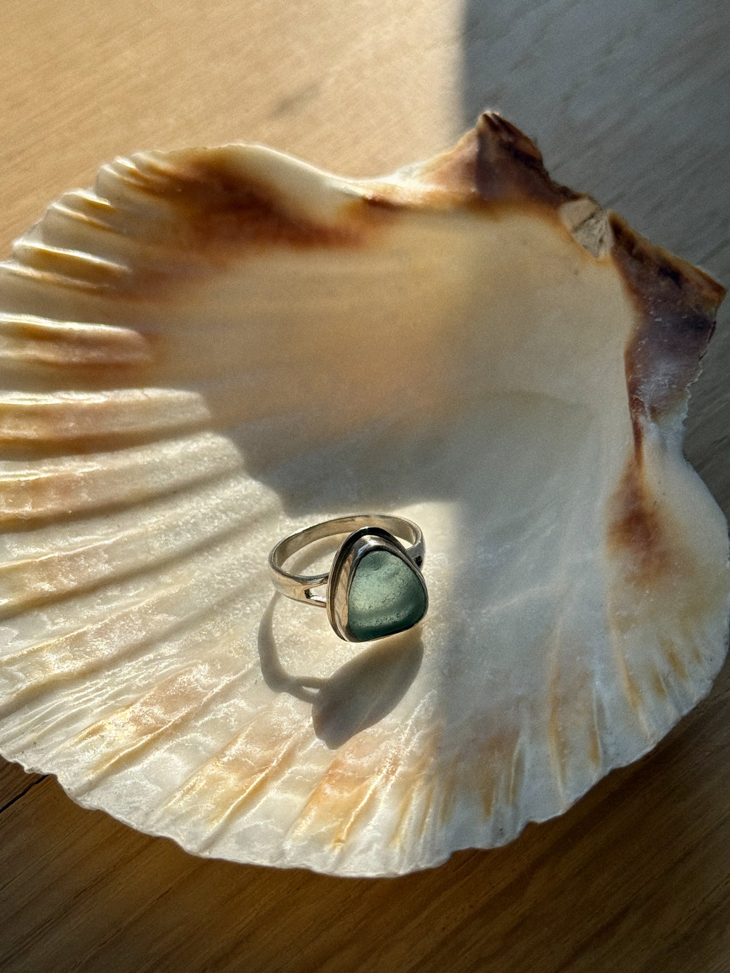 Vintage Seaglass ring