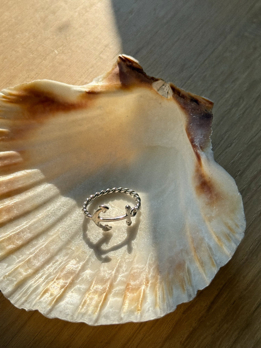Sterling Silver Anchor ring